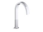 KOHLER K-77986-AF Components Deck-Mount Bath Spout With Ribbon Design - Vibrant French Gold