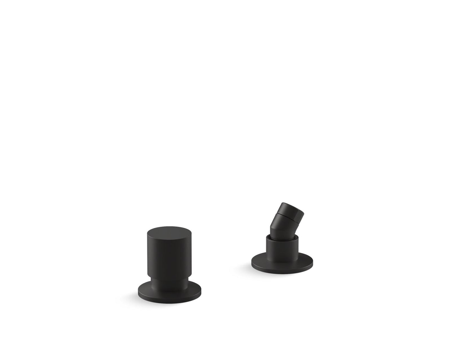 KOHLER K-77989-BL Components Deck-Mount Handshower Holder And Two-Way Diverter Valve In Matte Black