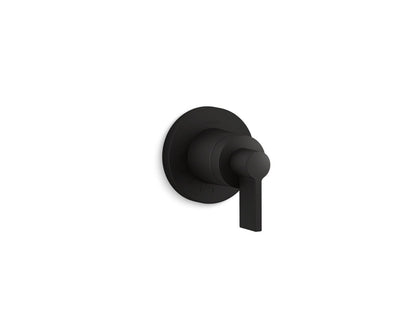 KOHLER K-T78025-4-BL Components MasterShower volume control valve trim with Lever handle - Matte Black