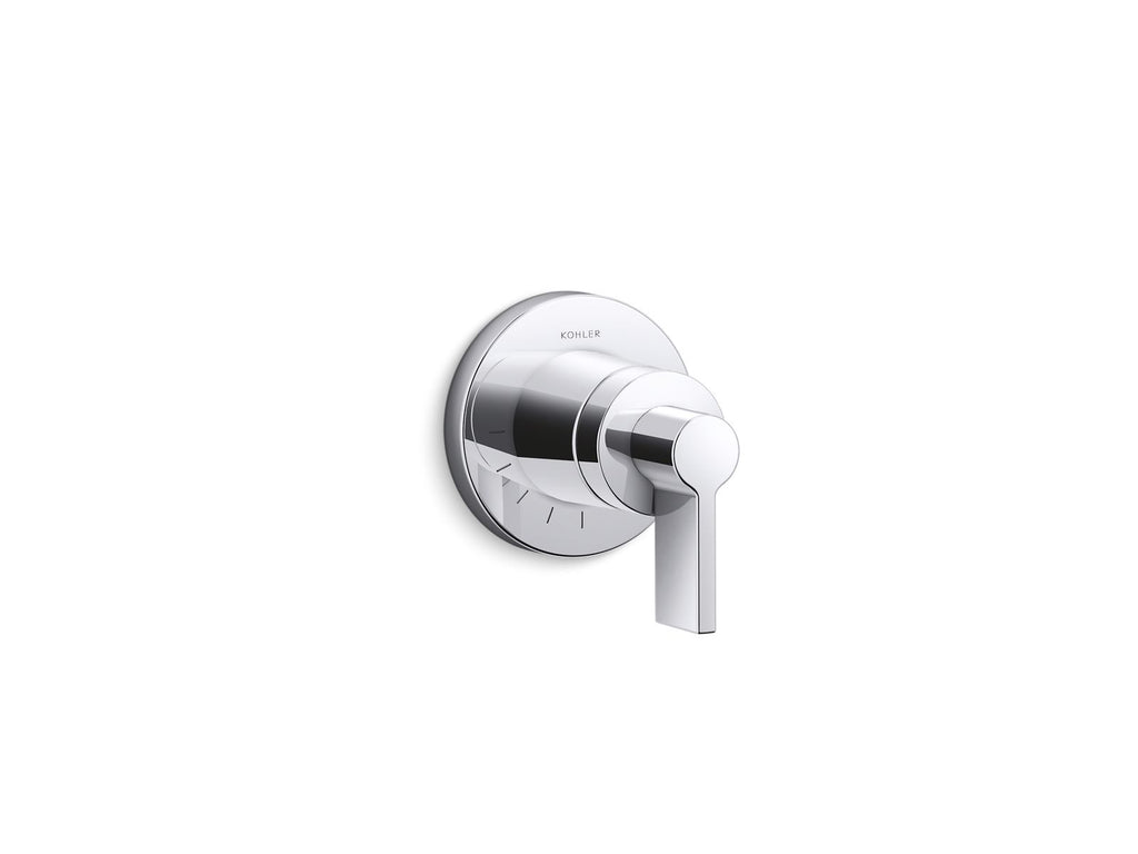 KOHLER K-T78025-4-CP Components Mastershower Volume Control Valve Trim With Lever Handle - Polished Chrome