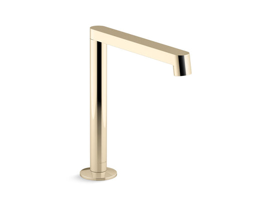 KOHLER K-77987-AF Components Deck-Mount Bath Spout With Row Design In Vibrant French Gold