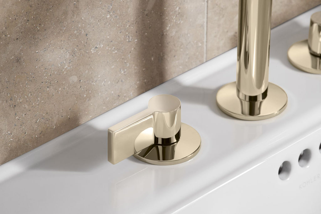 KOHLER K-77974-4-BV Components Lever Bathroom Sink Faucet Handles - Vibrant Brushed Bronze