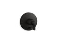KOHLER K-T78016-4-BL Components Rite-Temp Valve Trim With Lever Handle And Diverter - Matte Black