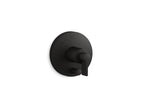 KOHLER K-T78016-4-BL Components Rite-Temp Valve Trim With Lever Handle And Diverter - Matte Black