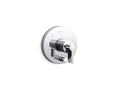 KOHLER K-T78016-4-CP Components Rite-Temp Valve Trim With Lever Handle And Diverter - Polished Chrome