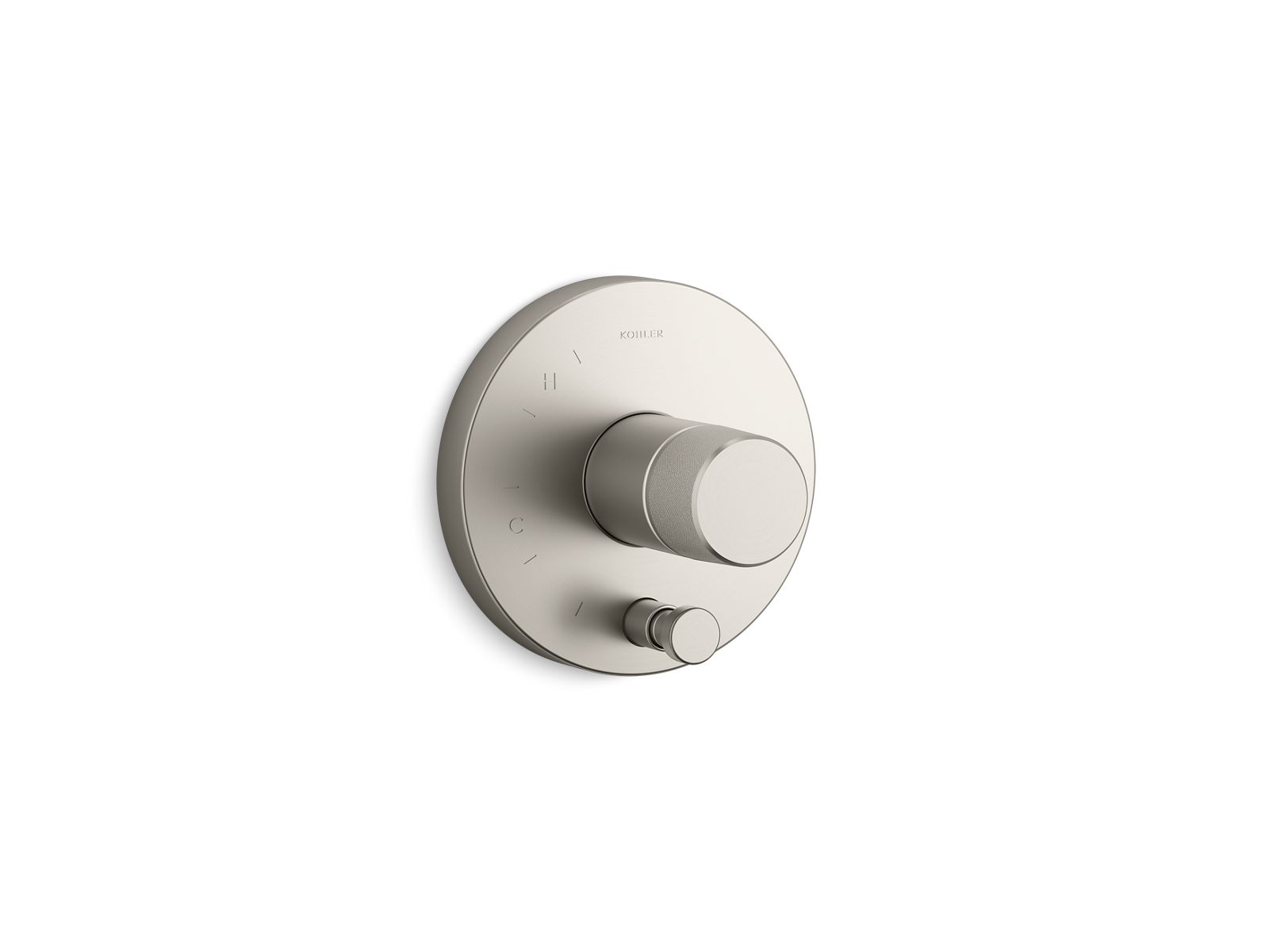 KOHLER K-T78016-8-BN Components Rite-Temp Valve Trim With Oyl Handle And Diverter - Vibrant Brushed Nickel