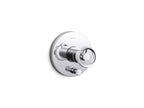 KOHLER K-T78016-9-CP Components Rite-Temp Valve Trim With Industrial Handle And Diverter - Polished Chrome