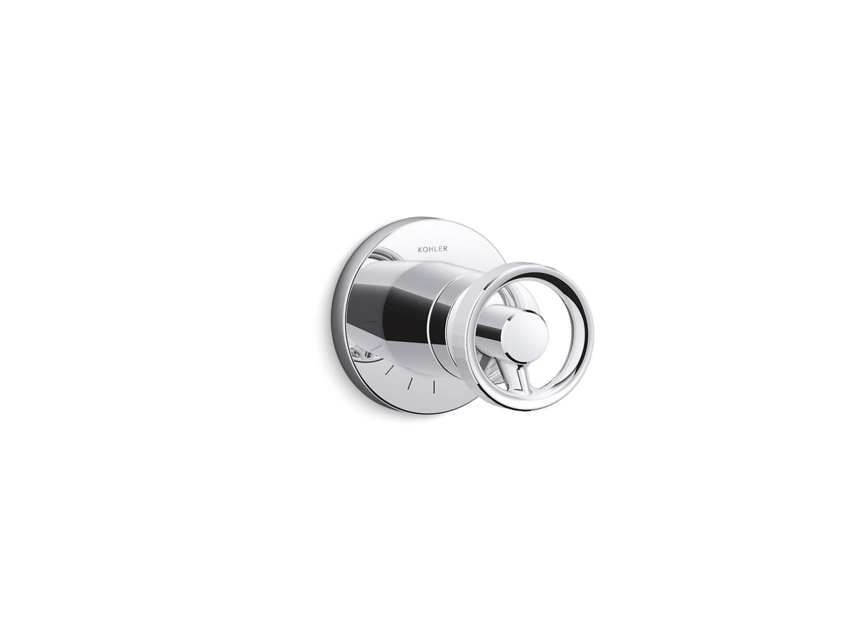 KOHLER K-T78025-9-BN Components Mastershower Volume Control Valve Trim With Industrial Handle - Vibrant Brushed Nickel