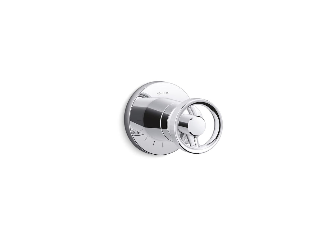KOHLER K-T78025-9-CP Components Mastershower Volume Control Valve Trim With Industrial Handle - Polished Chrome