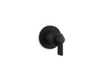 KOHLER K-T78026-4-BL Components Mastershower Transfer Valve Trim With Lever Handle - Matte Black