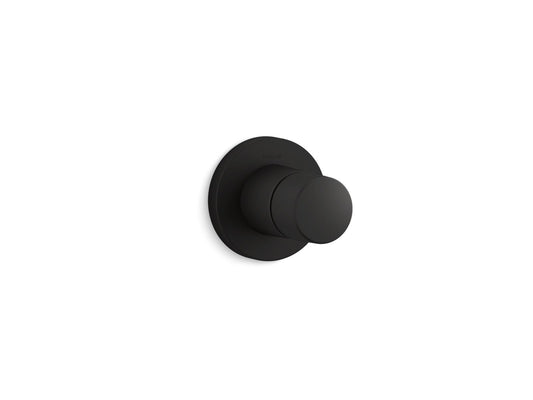 KOHLER K-T78026-8-BL Components MasterShower transfer valve trim with Oyl handle - Matte Black