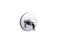 KOHLER K-TS78015-4-CP Components Rite-Temp Valve Trim With Lever Handle - Polished Chrome