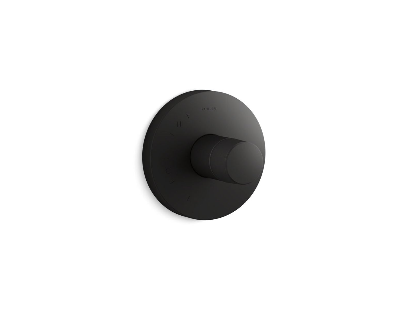 KOHLER K-TS78015-8-BL Components Rite-Temp valve trim with Oyl handle - Matte Black