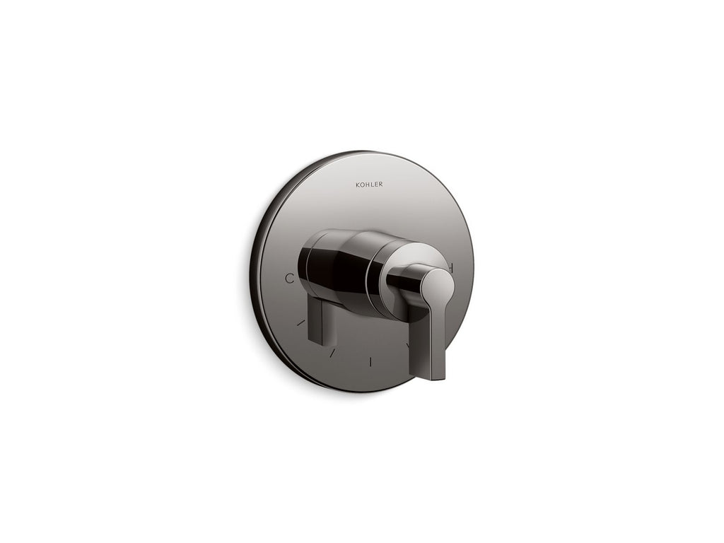 KOHLER K-T78027-4-TT Components Mastershower Temperature Control Valve Trim With Lever Handle - Vibrant Titanium