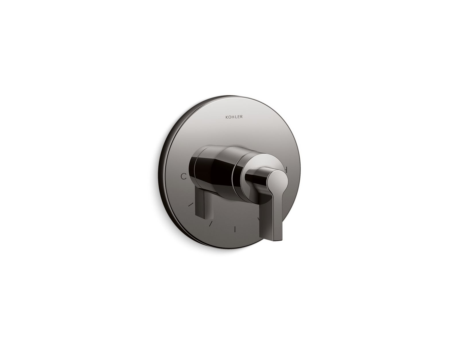 KOHLER K-T78027-4-TT Components Mastershower Temperature Control Valve Trim With Lever Handle - Vibrant Titanium