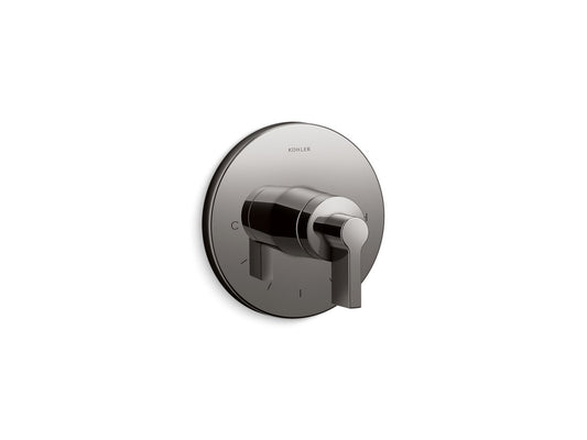 KOHLER K-T78027-4-TT Components MasterShower temperature control valve trim with Lever handle - Vibrant Titanium
