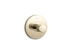 KOHLER K-T78027-8-AF Components Mastershower Temperature Control Valve Trim With Oyl Handle - Vibrant French Gold