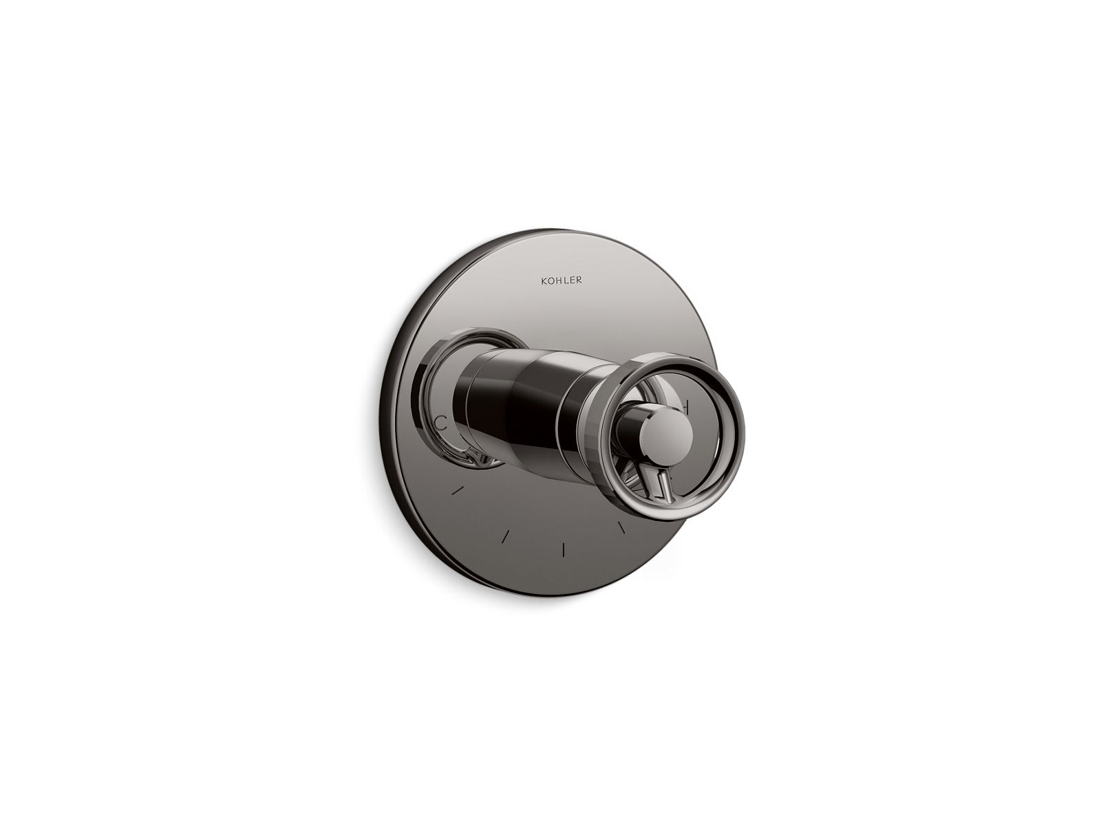 KOHLER K-T78027-9-TT Components Mastershower Temperature Control Valve Trim With Industrial Handle - Vibrant Titanium