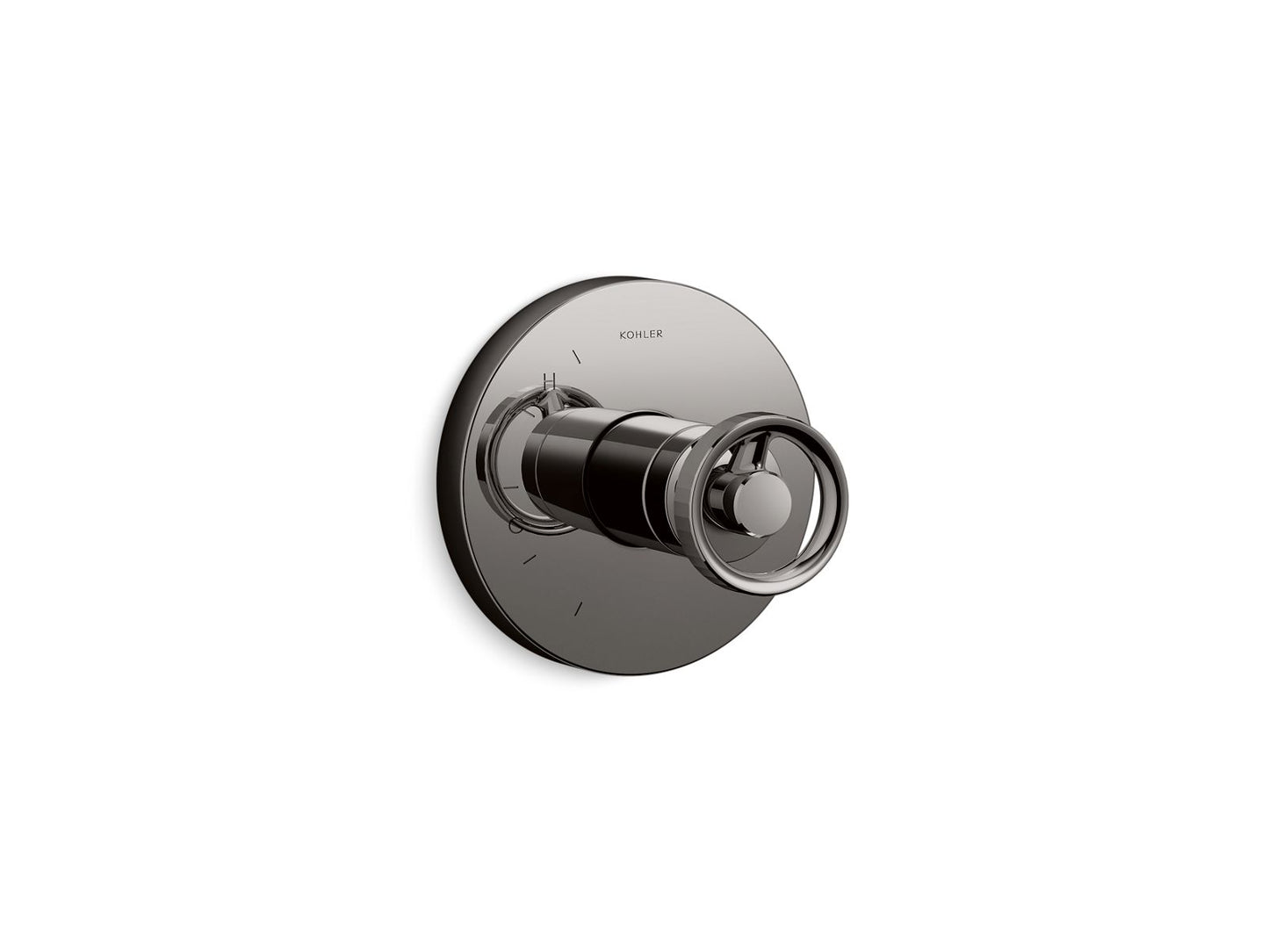 Kohler K-TS78015-9-TT Components Rite-Temp Valve Trim With Industrial Handle In Vibrant Titanium