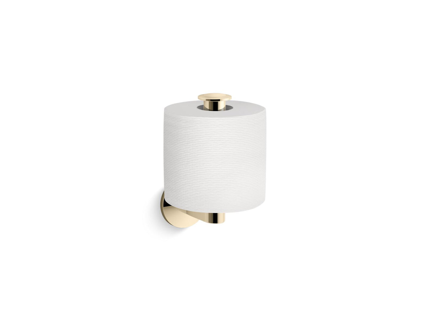 KOHLER K-78383-AF Components Vertical Toilet Paper Holder In Vibrant French Gold