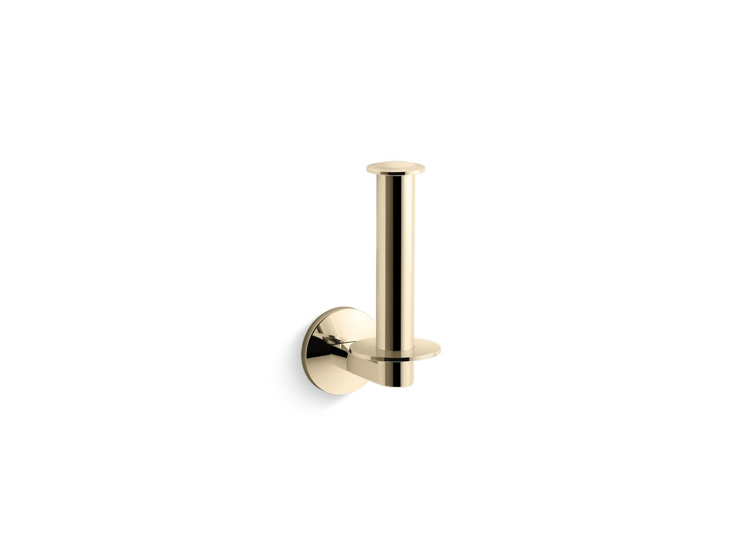 KOHLER K-78383-AF Components Vertical Toilet Paper Holder In Vibrant French Gold