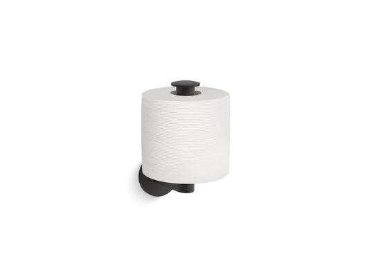 KOHLER K-78383-BL Components Vertical Toilet Paper Holder In Matte Black