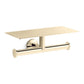 KOHLER K-78384-AF Components Covered Double Toilet Paper Holder In Vibrant French Gold