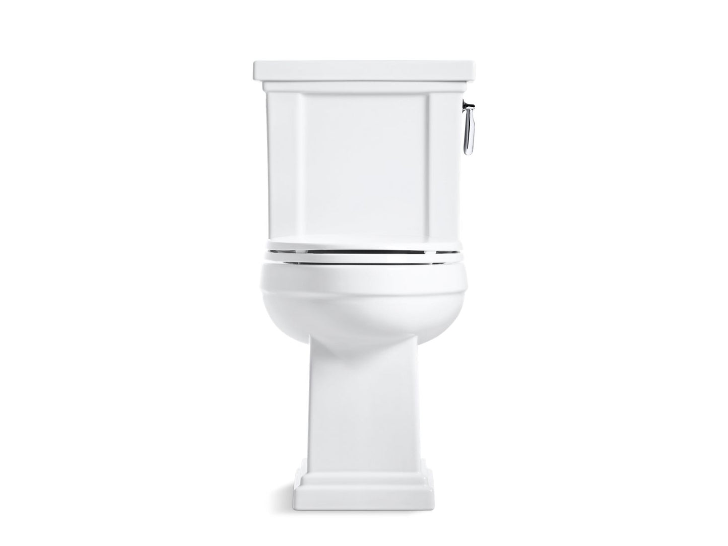 KOHLER K-3950-RA-0 Tresham Two-Piece Elongated Toilet, 1.28 Gpf In White