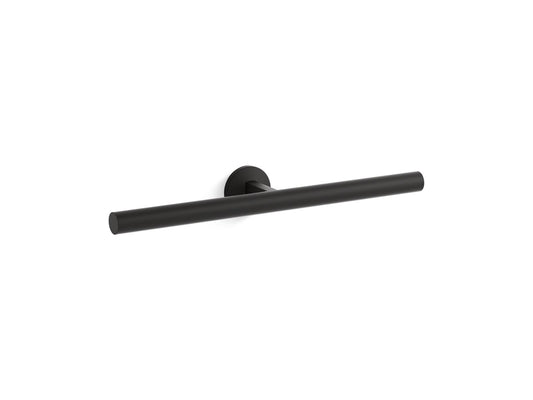 KOHLER K-78379-BL Components Double Towel Arm In Matte Black