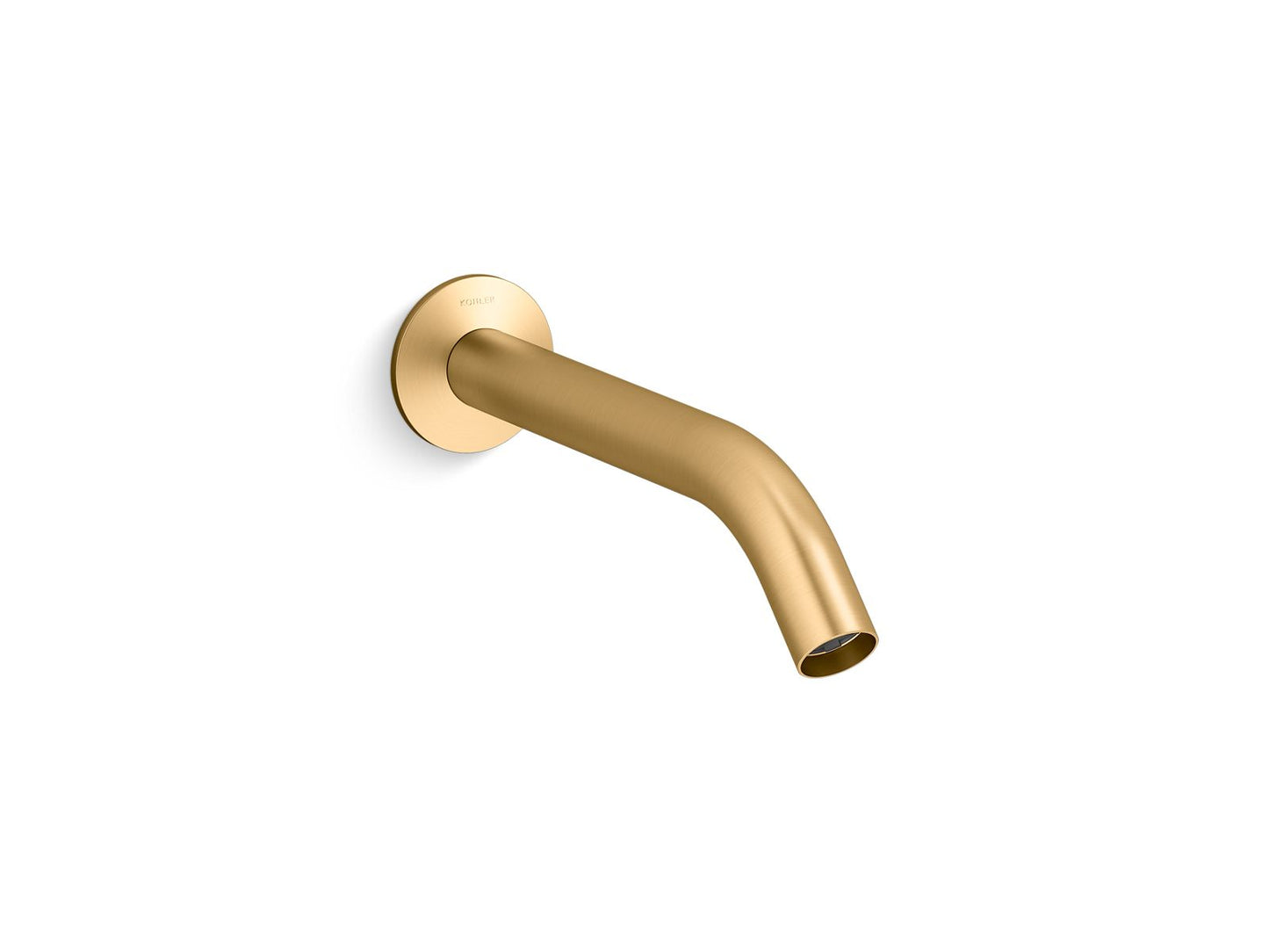 KOHLER K-77999-2MB Components Wall-Mount Bath Spout In Vibrant Brushed Moderne Brass