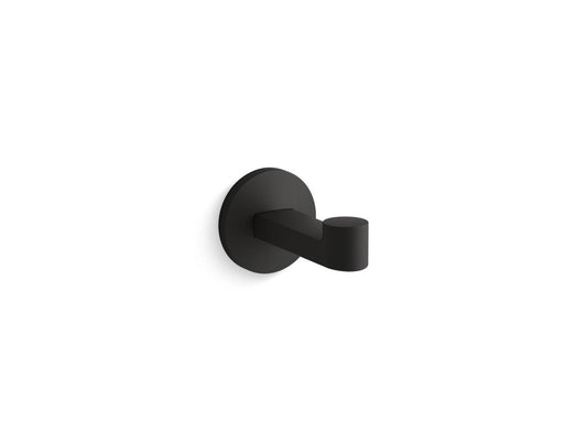 KOHLER K-78378-BL Components Robe Hook In Matte Black