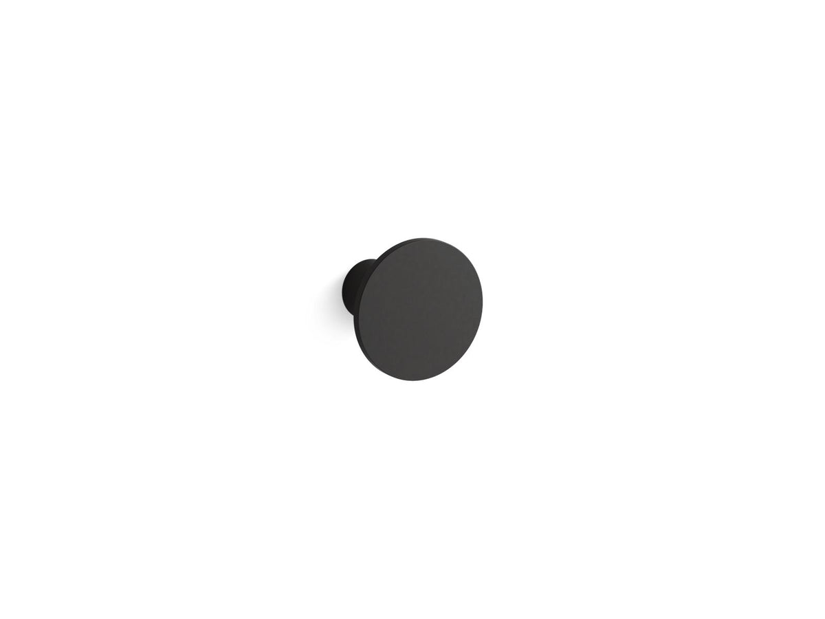 KOHLER K-78385-BL Components Cabinet Knob - Matte Black