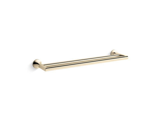 KOHLER K-78375-AF Components Double Towel Bar In Vibrant French Gold