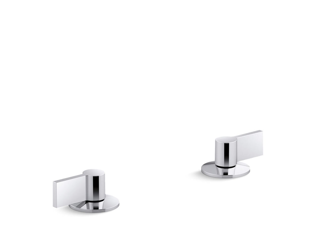 KOHLER K-77990-4-AF Components Deck-Mount Bath Faucet Handles With Lever Design - Vibrant French Gold