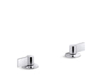 KOHLER K-77990-4-AF Components Deck-Mount Bath Faucet Handles With Lever Design - Vibrant French Gold