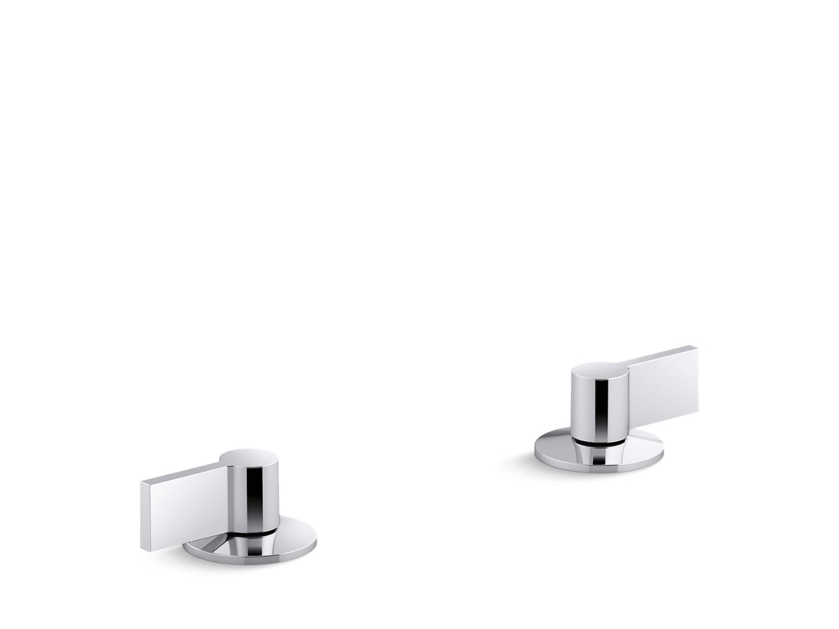 KOHLER K-77990-4-AF Components Deck-Mount Bath Faucet Handles With Lever Design - Vibrant French Gold