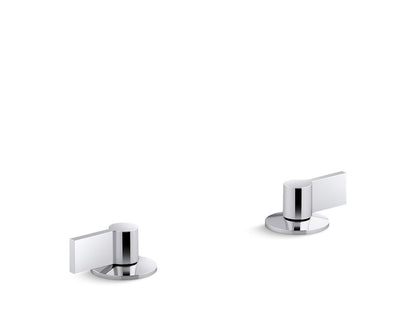 KOHLER K-77974-4-BN Components Lever bathroom sink faucet handles - Vibrant Brushed Nickel