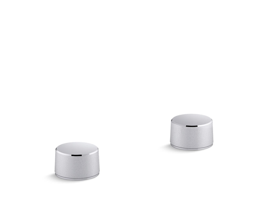 KOHLER K-77974-8-SN Components Oyl Bathroom Sink Faucet Handles - Vibrant Polished Nickel