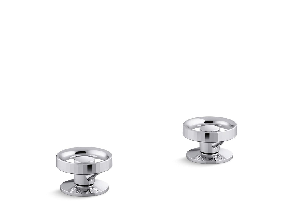 KOHLER K-77974-9-BV Components Industrial Bathroom Sink Faucet Handles - Vibrant Brushed Bronze