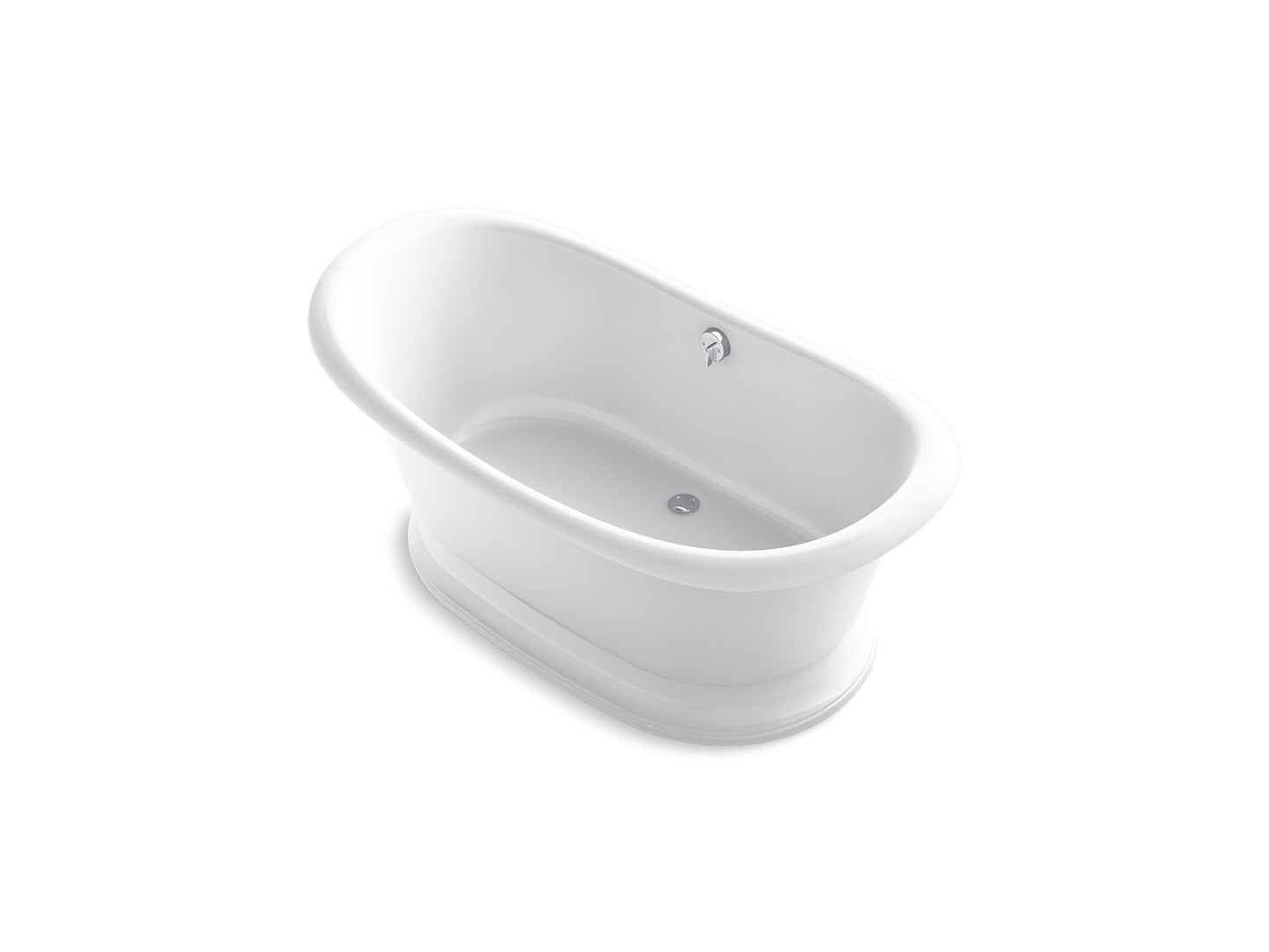 KOHLER K-21000-W-0 Artifacts 66-1/4" X 32-1/2" Freestanding Bath In White