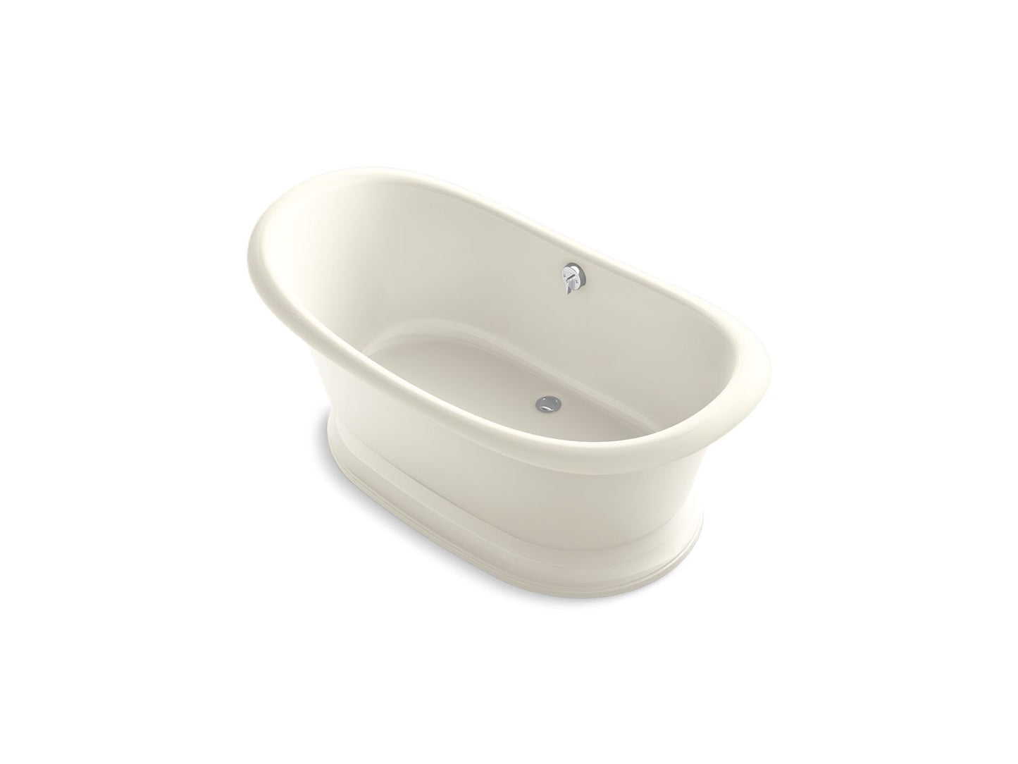 KOHLER K-21000-B-96 Artifacts 66-1/4" X 32-1/2" Freestanding Bath In Biscuit