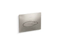 KOHLER K-4177-BN Droplet Flush Actuator Plate For 2"X4" In-Wall Tank And Carrier System In Vibrant Brushed Nickel