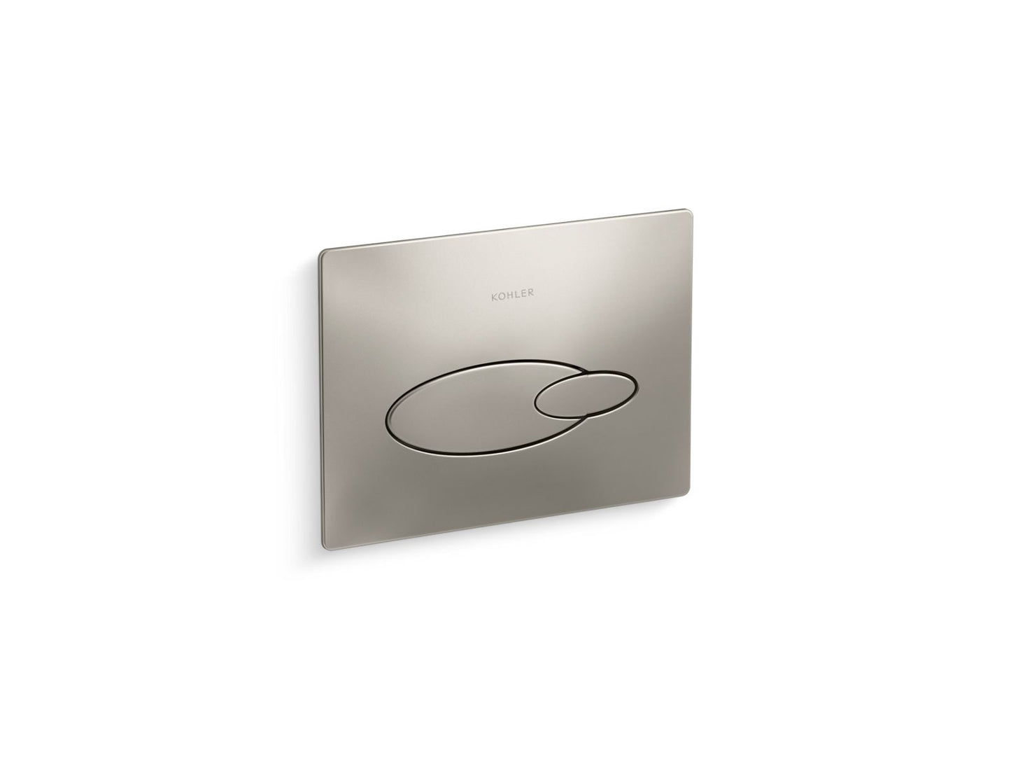 KOHLER K-4177-BN Droplet Flush Actuator Plate For 2"X4" In-Wall Tank And Carrier System In Vibrant Brushed Nickel