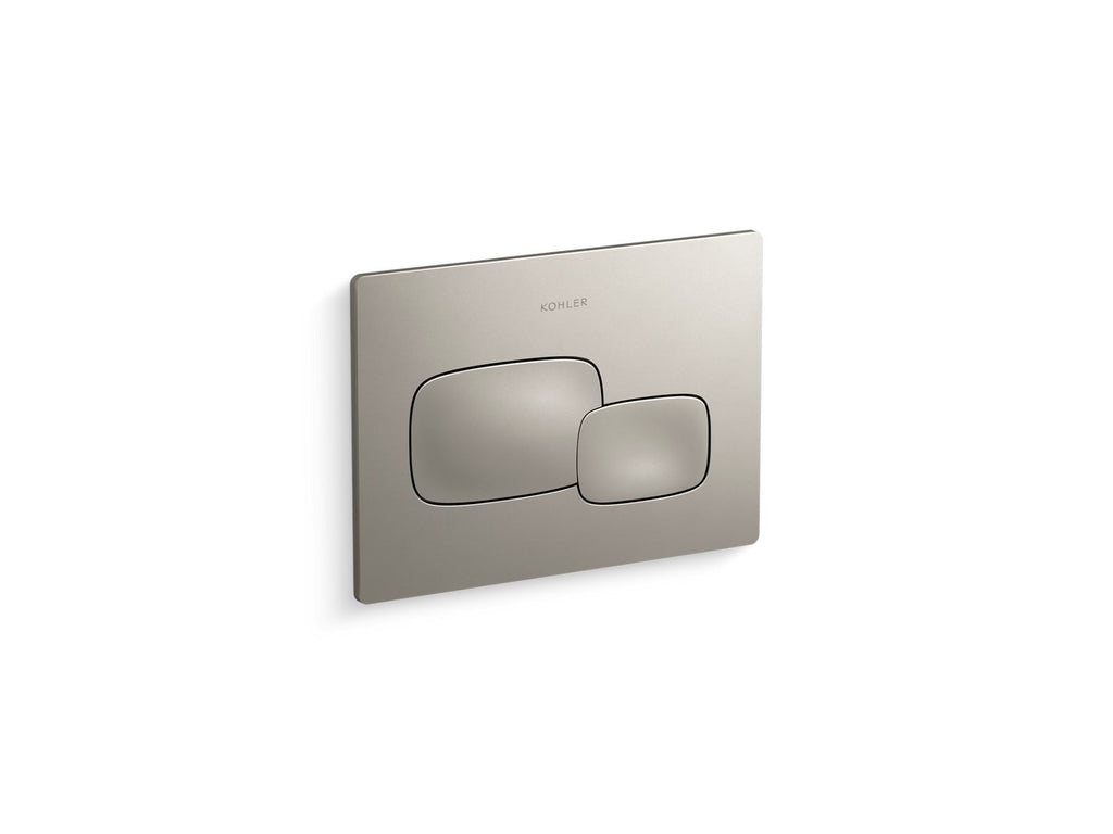KOHLER K-5413-BN Cue Flush Actuator Plate For 2"X 4" In-Wall Tank And Carrier System - Vibrant Brushed Nickel