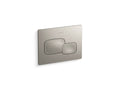 KOHLER K-5413-BN Cue Flush Actuator Plate For 2"X 4" In-Wall Tank And Carrier System - Vibrant Brushed Nickel