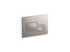 KOHLER K-5413-BN Cue Flush Actuator Plate For 2"X 4" In-Wall Tank And Carrier System - Vibrant Brushed Nickel