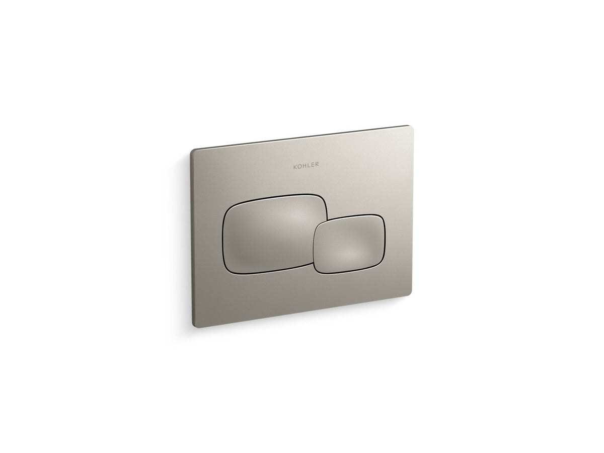 KOHLER K-5413-BN Cue Flush Actuator Plate For 2"X 4" In-Wall Tank And Carrier System - Vibrant Brushed Nickel