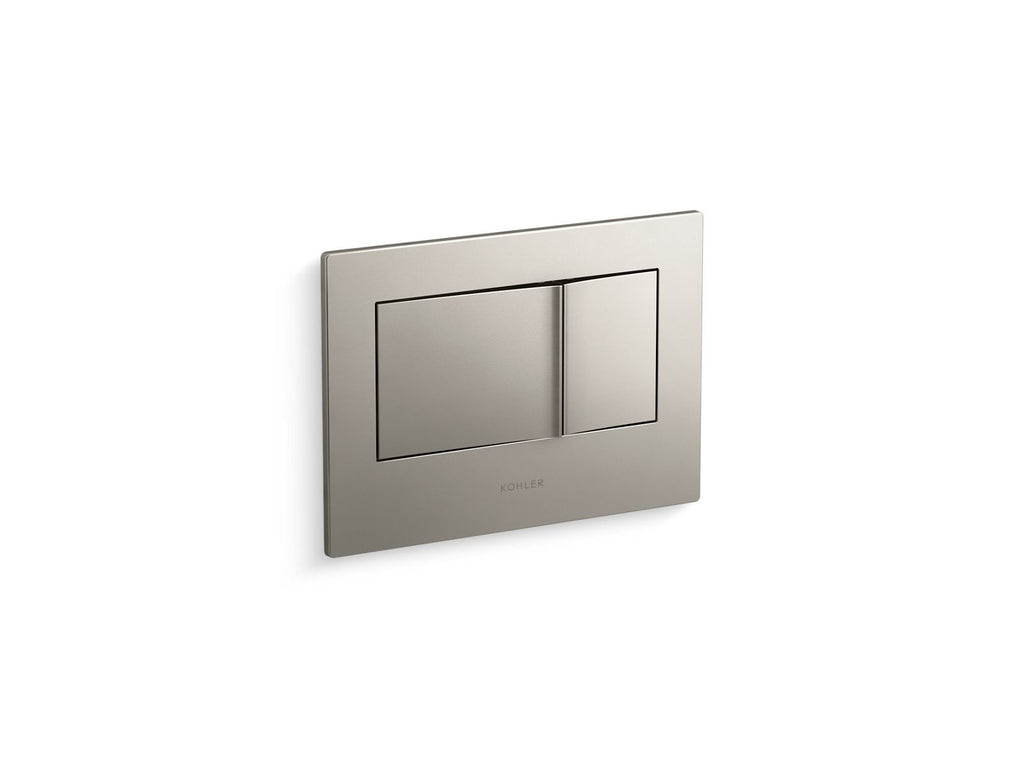 KOHLER K-8857-BN Bevel Flush Actuator Plate For 2"X4" In-Wall Tank And Carrier System - Vibrant Brushed Nickel
