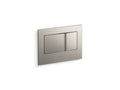KOHLER K-8857-BN Bevel Flush Actuator Plate For 2"X4" In-Wall Tank And Carrier System - Vibrant Brushed Nickel