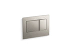 KOHLER K-8857-BN Bevel Flush Actuator Plate For 2"X4" In-Wall Tank And Carrier System - Vibrant Brushed Nickel